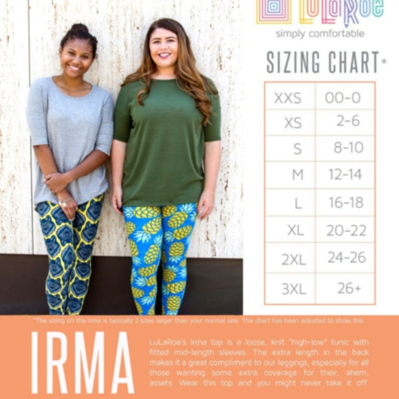 Lularoe Irma bird print shirt-green & blue - Picture 5 of 5